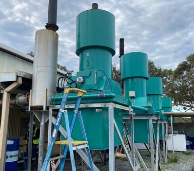 5 Green Cooling Towers on Rottnest Island