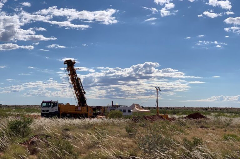 Drill rig at one of Antipa Minerals’ projects.
