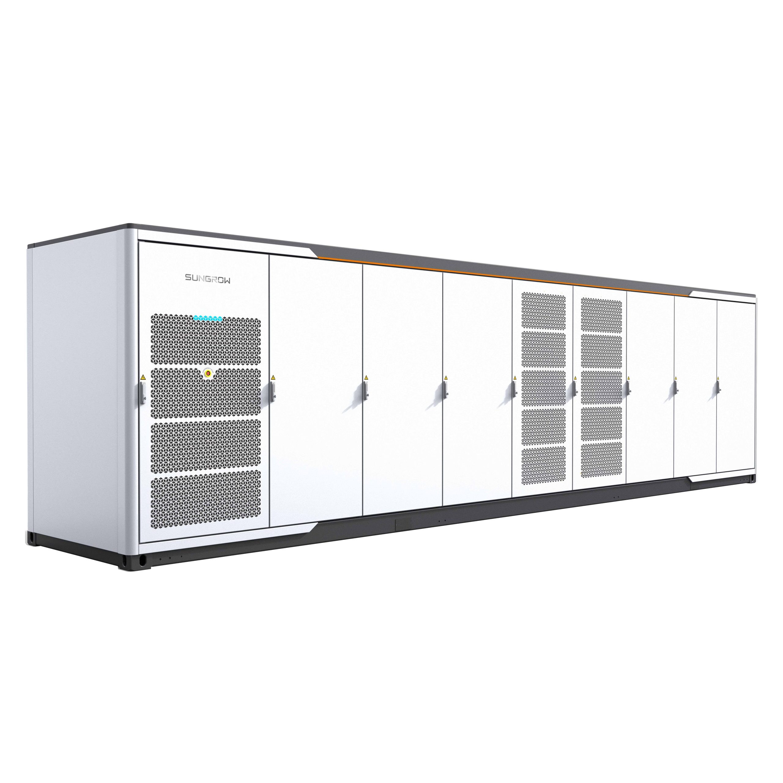Sungrow, a global inverter and energy storage technology supplier, will provide 10 energy storage systems, each connected through technology provided by Tukio Intelligent Infrastructure, to power the HIVE battery system that is rapidly being deployed across NSW and other states. Pictured here is the Sungrow PowerTitan Series ST2752UX.