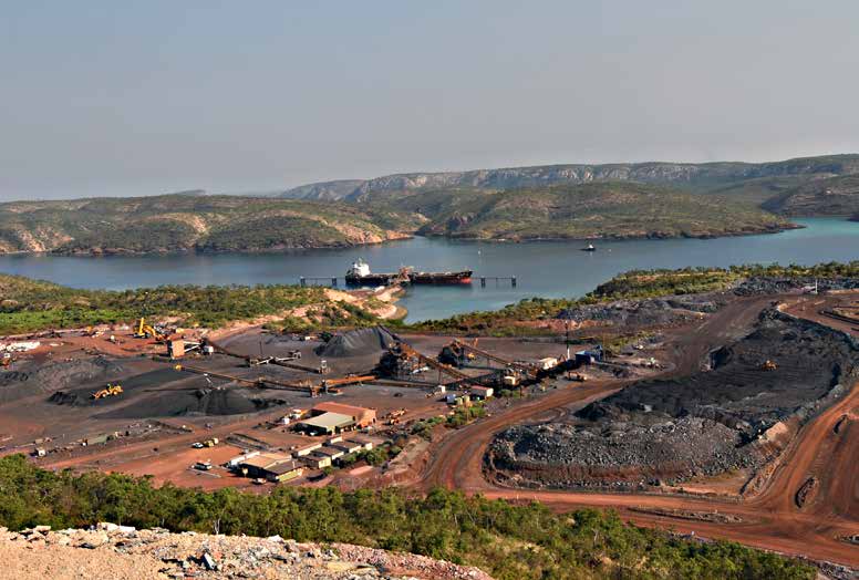Image Source - Mount Gibson Iron - Koolan Island crushing circuit, ROM pad, shiploader