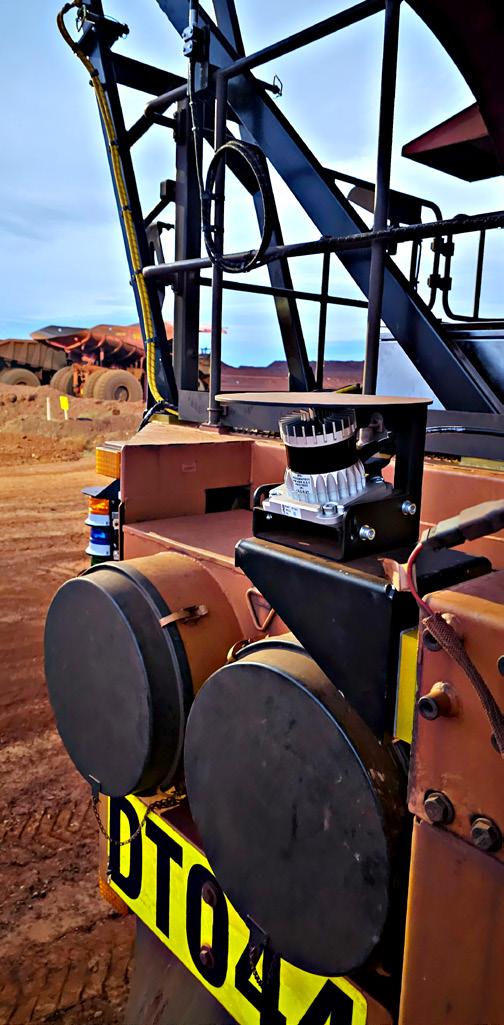LIDAR forming part of the front mounted perception system.