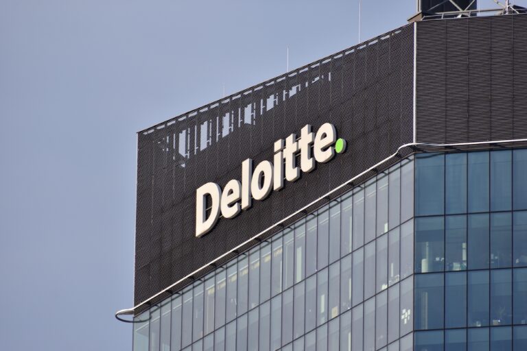 Deloitte building in Warsaw, Poland.