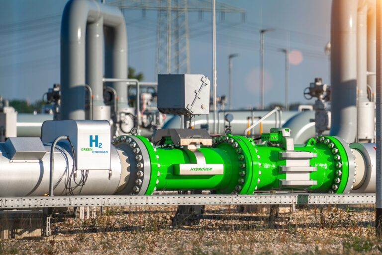 Green Hydrogen renewable energy pipeline.