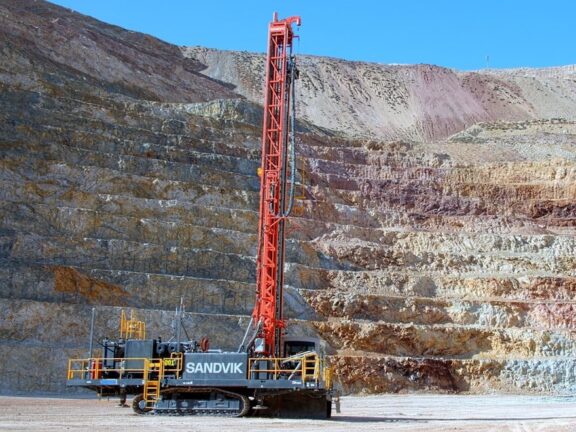 One of Sandvik’s drill rigs.