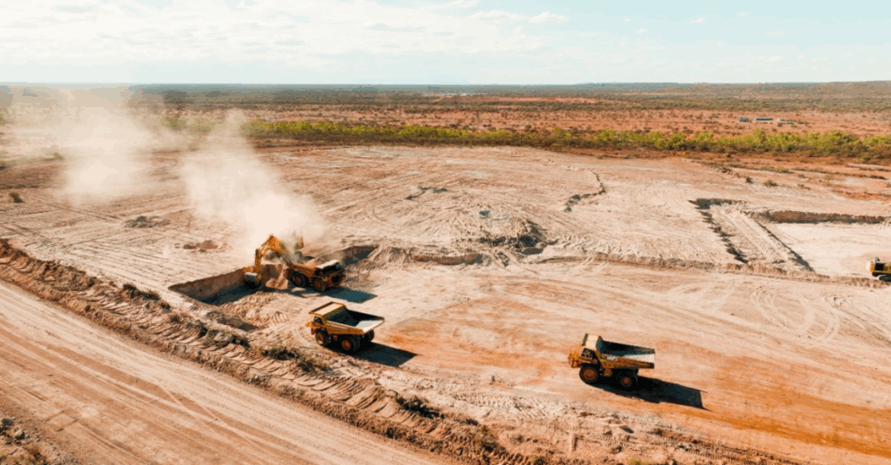 Load and haul operations at Kathleen Valley.