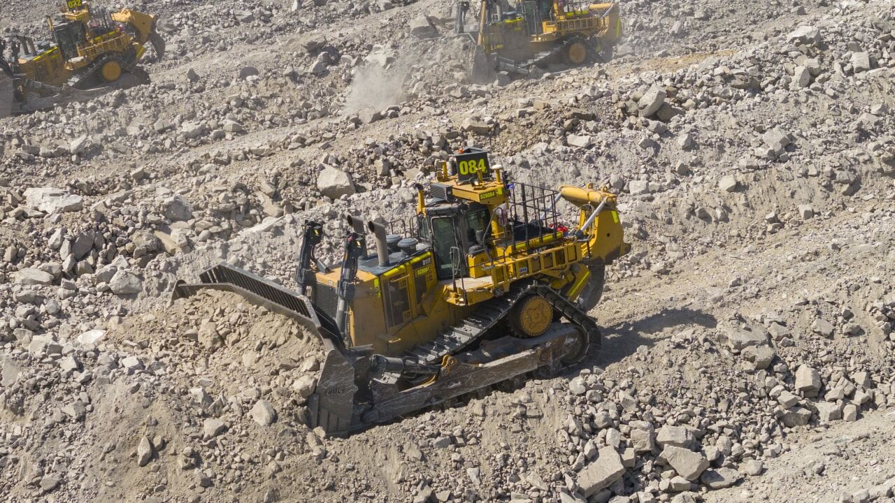 Cat D11 dozer at Lake Vermont.