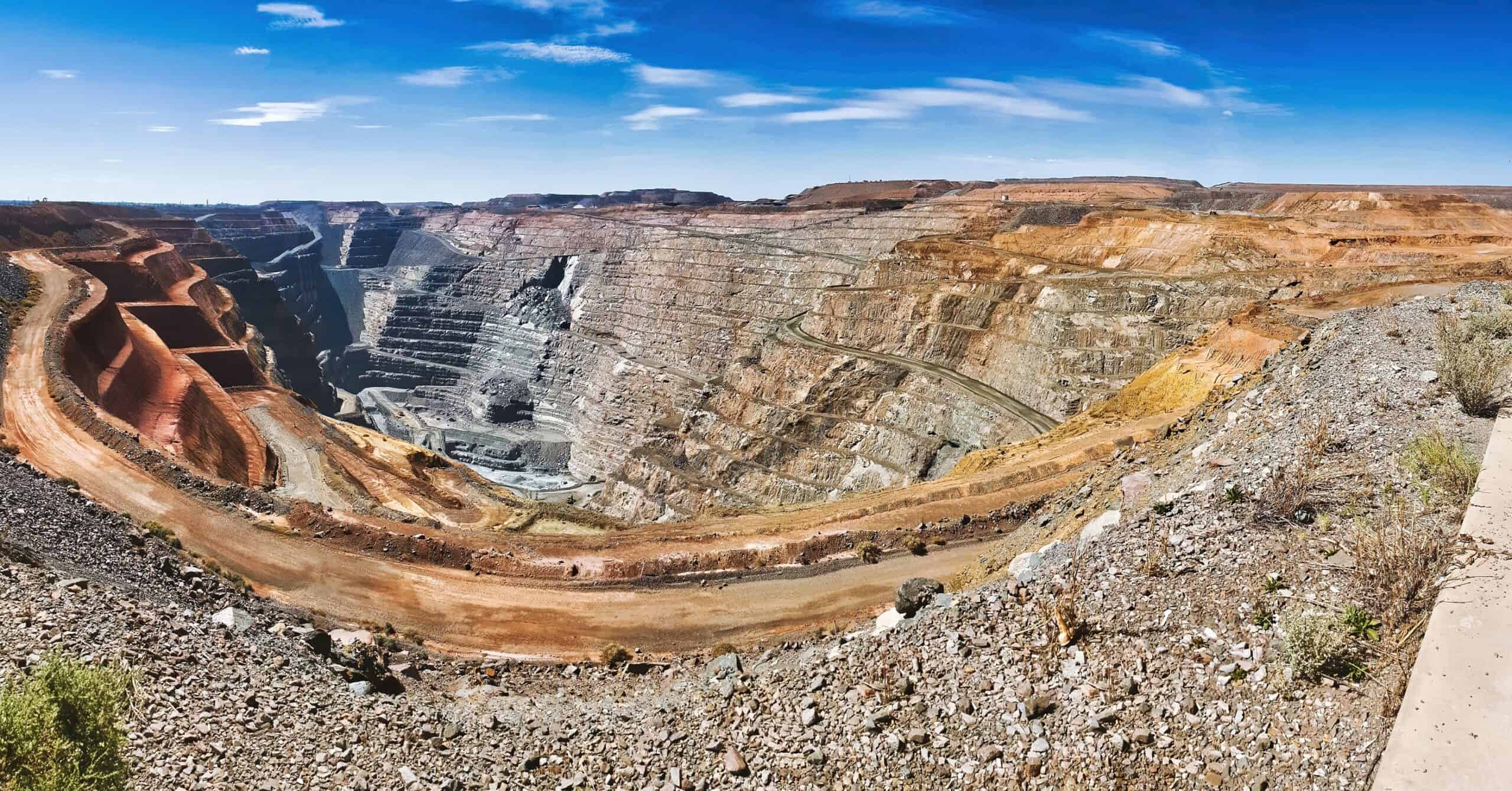 Kalgoorlie super pit in WA.