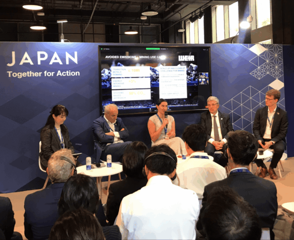 Weir COP 28 Unveiling the study during the panel discussion at COP28, Paula Cousins, Chief Strategy and Sustainability Officer