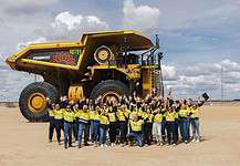 $1b Olive Downs coal mine officially opens (Image source: Pembroke Resources) Staff at the opening ceremony of Olive Downs.