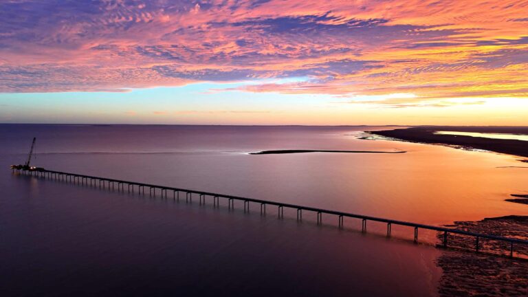 (Image source: BCI Minerals) Jetty at Mardie.