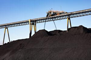 (Image source: Whitehaven Coal) Stockpile at Narrabri.
