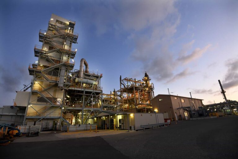 (Image source: Wesfarmers Chemicals, Energy and Fertilisers) Sodium cyanide plant.