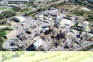 (Image source: Wesfarmers Chemicals, Energy and Fertilisers) Aerial view of the sodium cyanide plant. 