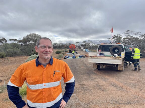 Australian company GeoMoby’s location intelligence technology could be a critical tool in the event of a cyberattack in the mining industry, according to founder Chris Baudia, pictured here at the SMERC event held June 29-30 around Coolgardie, WA.