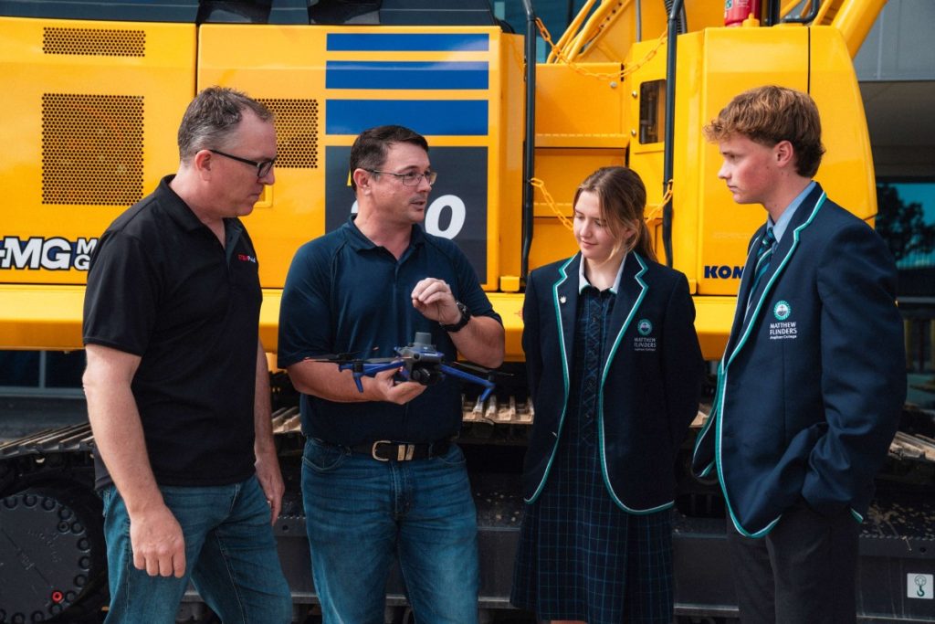 (Image source: Komatsu) The two workshops were hosted at Komatsu’s Innovation Hub in Brisbane, Queensland.