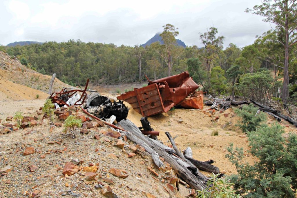 An abandoned mine site in Northern Tasmania, taken in 2014.