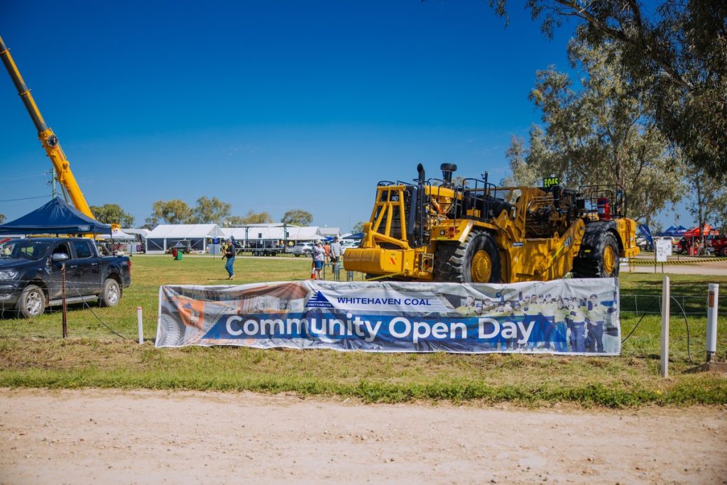 (Image source: Whitehaven Coal) The event was an opportunity for the community to learn more about the coal mining industry.