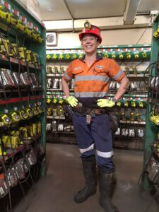 Moranbah North Mine underground coal mine worker Lil Shanley.