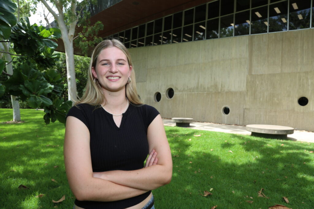 (Image source: QCoal) 2024 QCoal Foundation Scholarship recipient and JCU first year speech pathology student Taylor Dockerty.