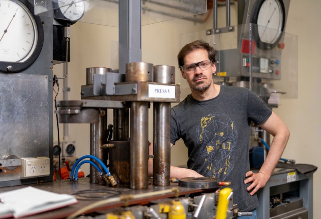 (Image source: Jamie Kidston/ANU) ANU research fellow Michael Anenburg.