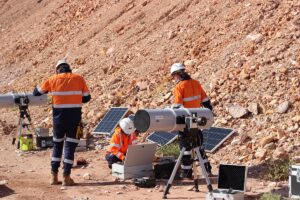 (Image source: mDetect) mDetect surveying BHP’s Prominent Hill tailings.