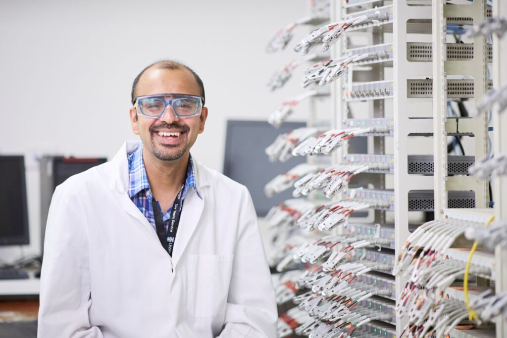 (Image source: UNSW) Professor Sharma leads the solid state and materials chemistry group, part of the cross-faculty batteries research community of practice at UNSW. They work with government and industry partners across all aspects of battery life.