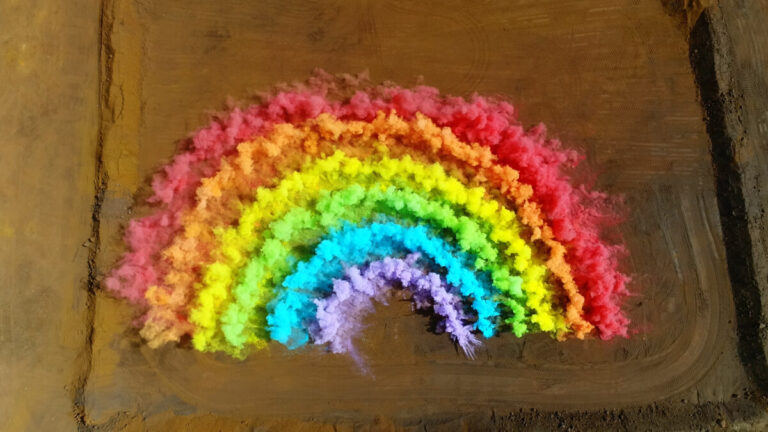 Fortescue’s rainbow blast at one of its operations celebrates the mining giant’s support of the LGBTQ+ community.