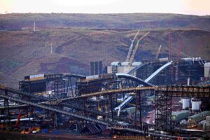 (Image source: Fortescue) In FY24, seven of Fortescue’s facilities (Iron Bridge,Cloudbreak, Christmas Creek, Solomon, Eliwana, Solomon Power Station and Rail),
were amongst the 219 facilities in Australia meeting the Scope 1 emissions threshold of 100,000tpa of carbon dioxide equivalent.