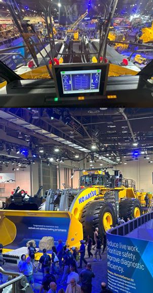 Komatsu’s WE2350 is the largest wheel loader in the world, with 2300hp on tap and the ability to move up to 72.5-tonnes in a single 40m3 bucket.