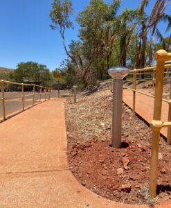 Solar Bollard Mine Windawarri Lodge TOM PRICE WA