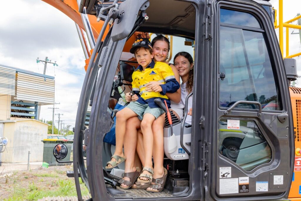 The open day included a full schedule of activities, with families enjoying jumping castles, pony rides, face painting, amusement rides and entertainment, as well as market stalls and food vendors.