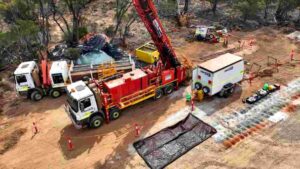 (Image source: Pantoro) Drilling at Butterfly in the Mainfield