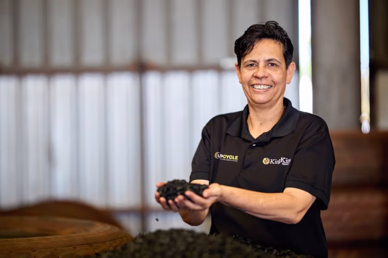 (Image source: MinRes) KKG founder and managing director and Nyiyaparli/Paylku woman Tammy O'Connor.