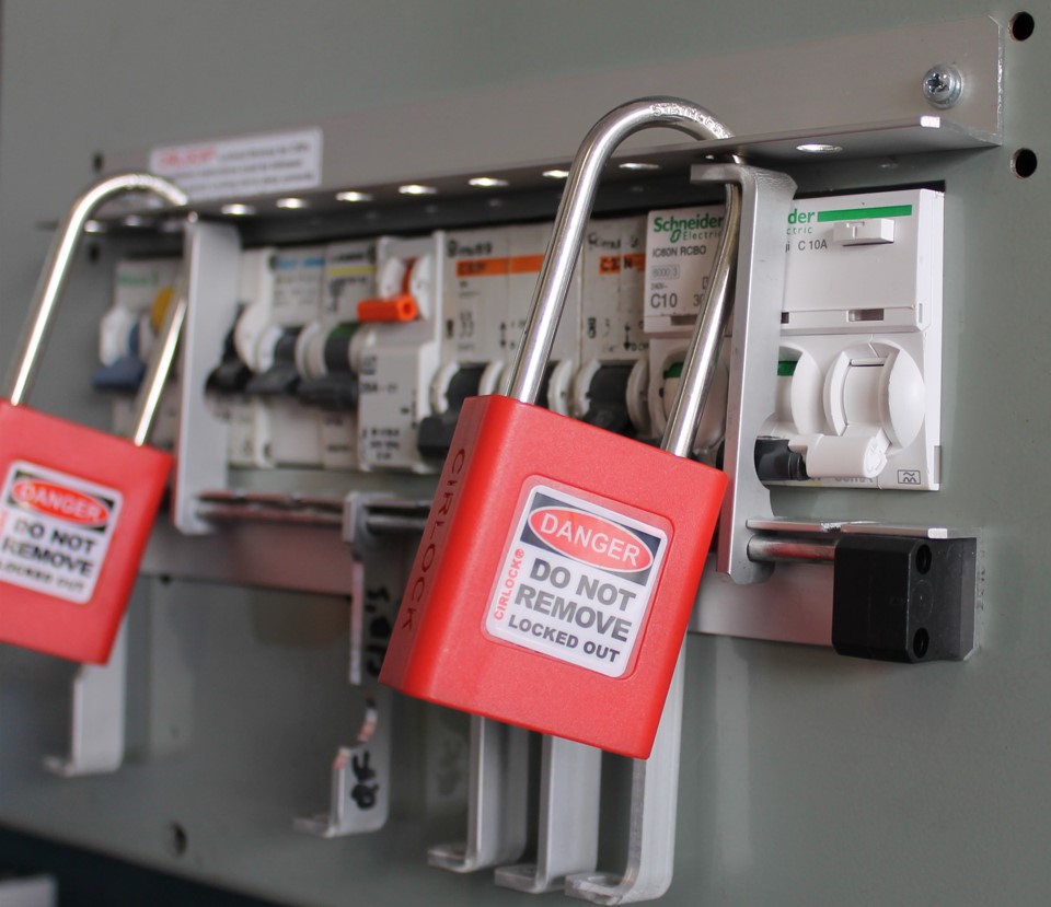 Mine shutdown — lockout tagout