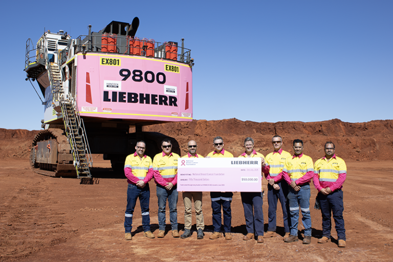 Liebherr supports breast cancer research