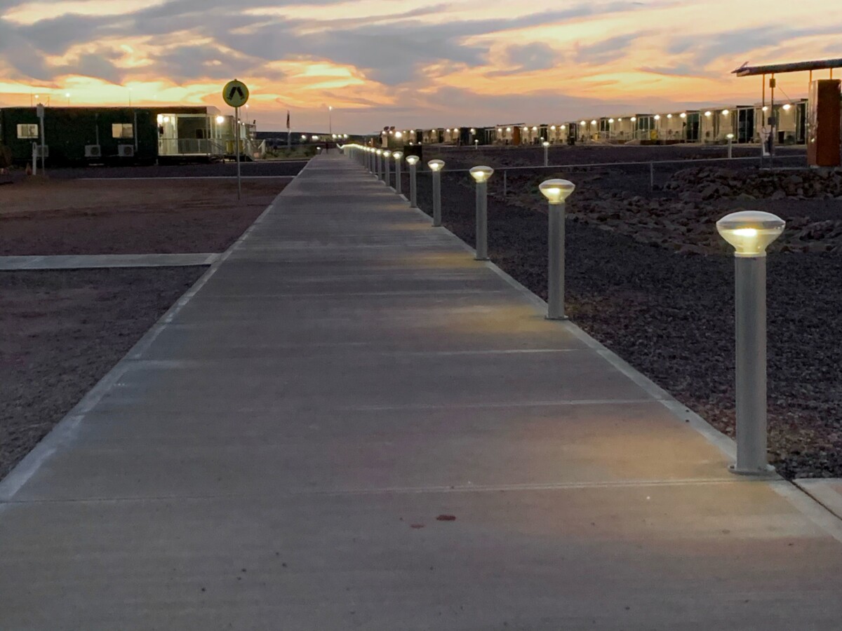 Solar Bollard Carrapateena Mining Camp