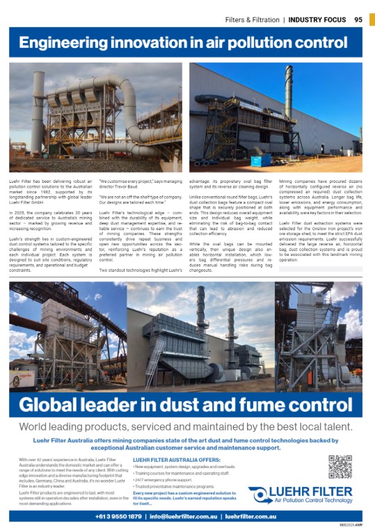 Engineering innovation in air pollution control