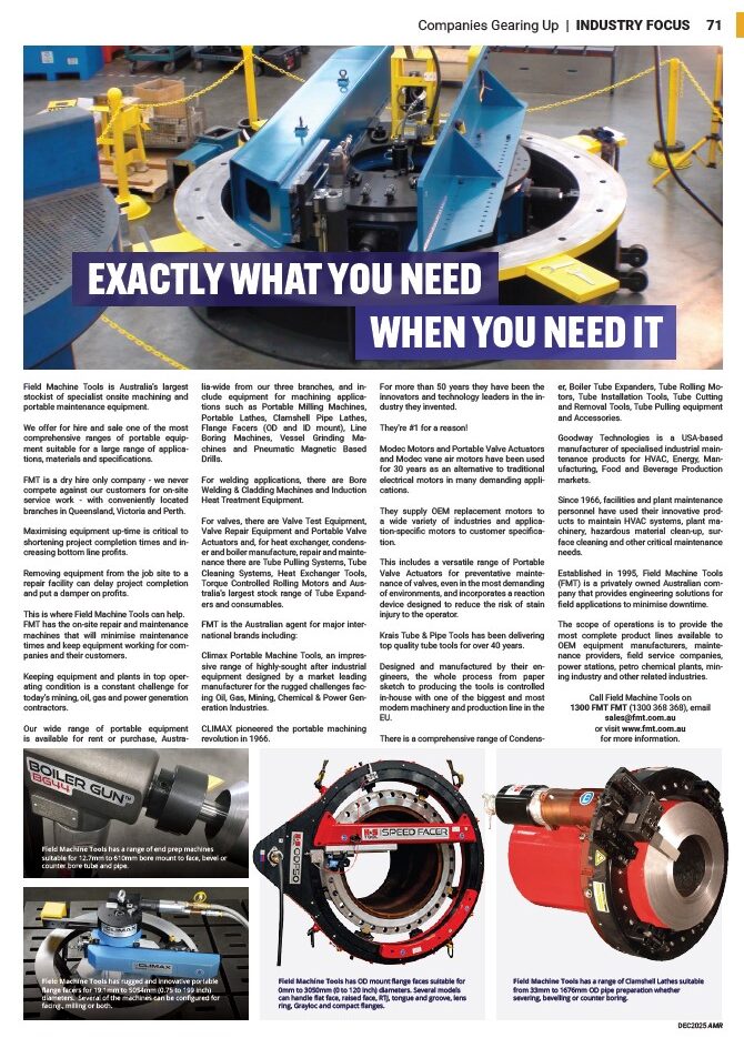 FMT Exactly what you need when you need it