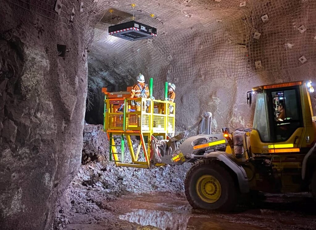 Safe and compliant use of wheeled loader MEWPs in underground mining