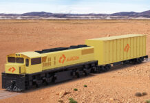 Alcoa and Aurizon on track for battery-electric train trial battery-electric-tender-wagon-with-loco-graphic