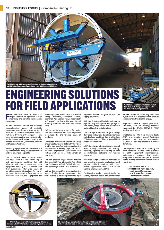 Engineering solutions for field applications