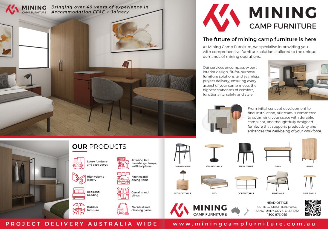 The future of mining camp furniture is here