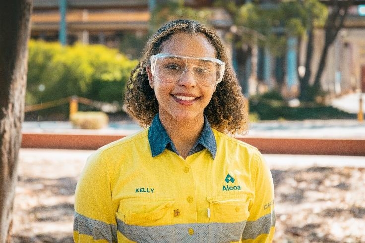 (Image source: Alcoa Australia) Kelly Pillay is a graduate geotechnical engineer at Alcoa’s Pinjarra refinery.