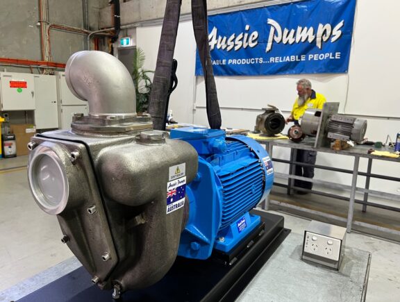 Aussie pumps goes stainless