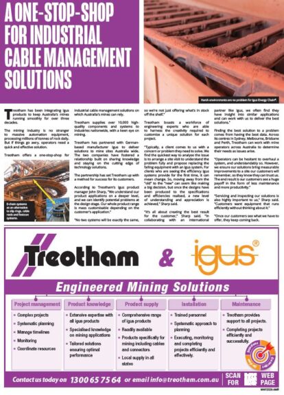 treotham & igus - engineered mining solutions