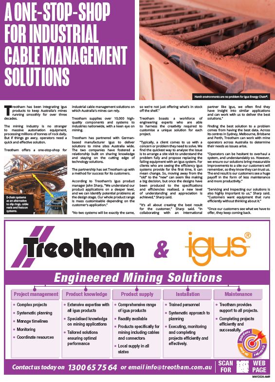 treotham & igus - engineered mining solutions