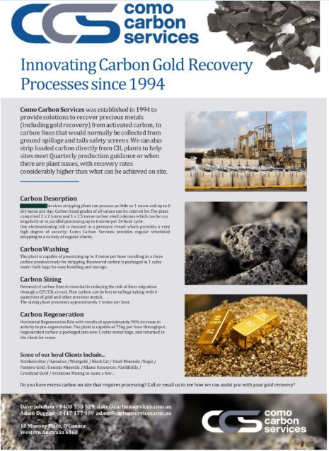 Innovating carbon gold recovery processes since 1994