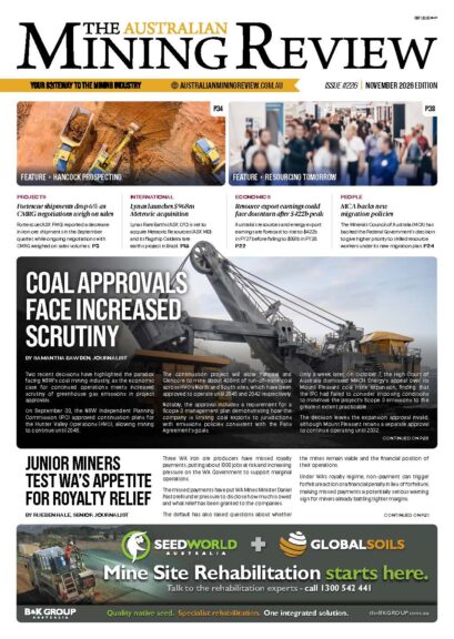 The Australian Mining Review November 2026 Edition