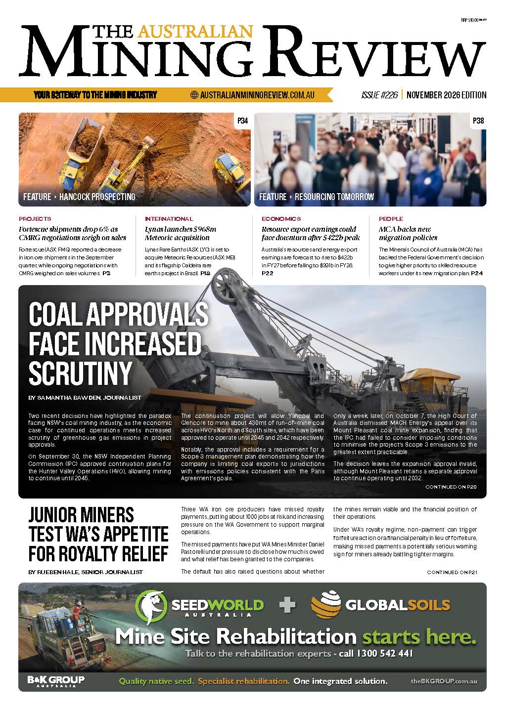 The Australian Mining Review November 2026 Edition