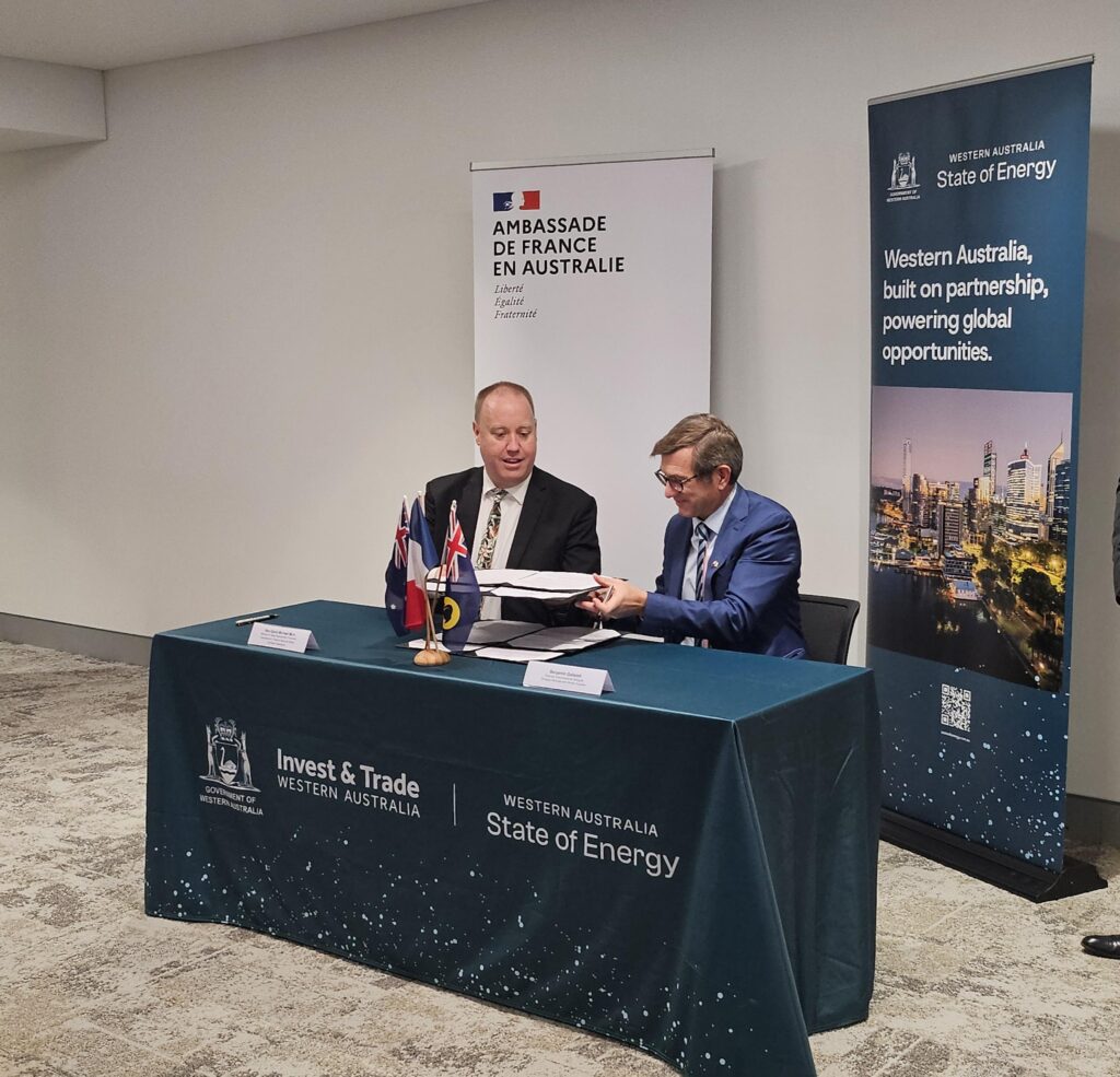 Minister Michael co-signed the LOI with Mr Gallezot at the International Mining and Resources Conference + Expo (IMARC) in Sydney today.